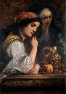 Don Quixote's Niece and Housekeeper 1891. Artist: Sir John Gilbert