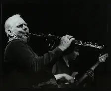 Don Rendell and Steve Cook playing at The Stables, Wavendon, Buckinghamshire. Creator: Denis Williams