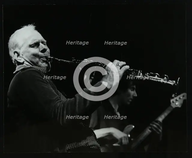 Don Rendell and Steve Cook playing at The Stables, Wavendon, Buckinghamshire. Creator: Denis Williams.