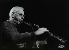 Don Rendell and Steve Cook playing at The Stables, Wavendon, Buckinghamshire. Creator: Denis Williams