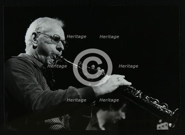 Don Rendell and Steve Cook playing at The Stables, Wavendon, Buckinghamshire. Creator: Denis Williams.