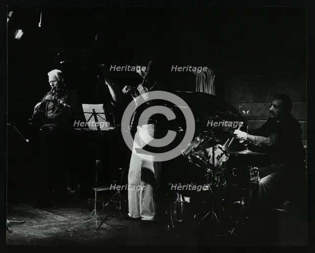 Don Rendell, Steve Cook and Alan Jackson playing at The Stables, Wavendon, Buckinghamshire. Creator: Denis Williams.