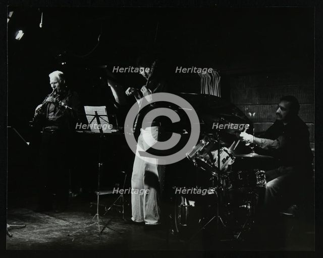 Don Rendell, Steve Cook and Alan Jackson playing at The Stables, Wavendon, Buckinghamshire. Artist: Denis Williams