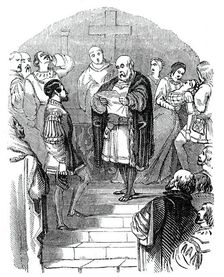 Don Sebastian's father receives news of his death, 1844. Creator: Unknown