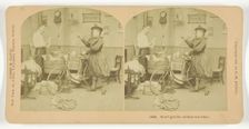 Don't get the clothes too blue!, 1897. Creator: BW Kilburn