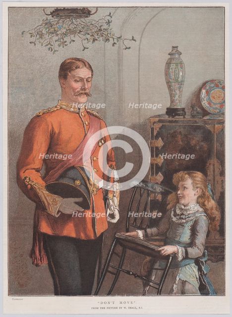 Don't Move, from "The Graphic" Christmas Number, December 1, 1884. Creator: Unknown.