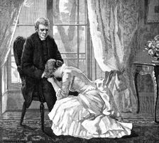 "Don't speak to me like that, guardian, I am not worthy of it," cried the unhappy Sophy..., 1883. Creator: R. Taylor