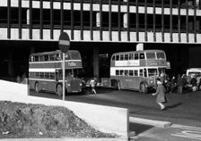 Doncaster North Bus Station, South Yorkshire, 1967. Creator: Michael Walters