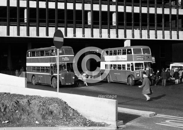 Doncaster North Bus Station, South Yorkshire, 1967. Creator: Michael Walters.