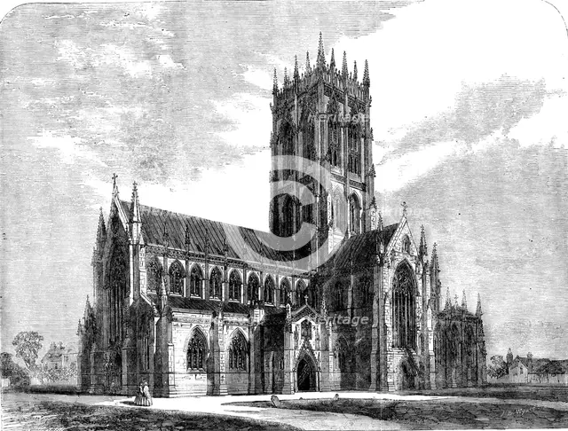 Doncaster Church, 1858. Creator: Unknown.