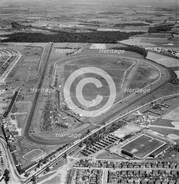 Doncaster Racecourse, Yorkshire, 1953. Artist: Aerofilms.