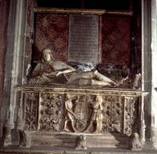 Doncel of Sigüenza young nobleman Martín Vázquez de Arce (1460-1486), portrait statue in his to…