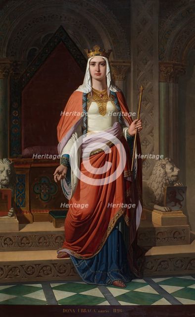 Doña Urraca, 1857. Creator: Carlos Mugica y Perez.