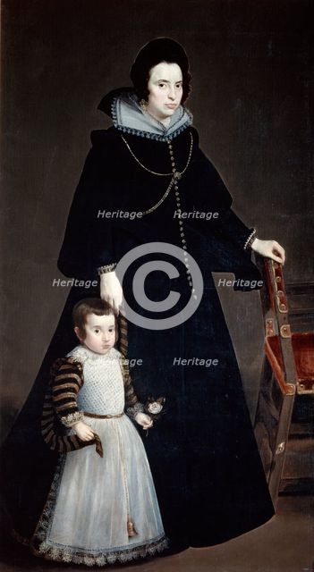 'Dona Antonia Ifenarrietta and Her Son', 1631. Artist: Diego Velasquez