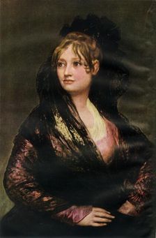 Dona Isabel Cobos De Porcel c1805, (1946). Creator: Francisco Goya