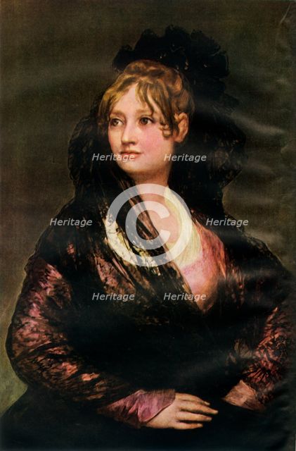 'Dona Isabel Cobos De Porcel', c1805, (1946).  Creator: Francisco Goya.