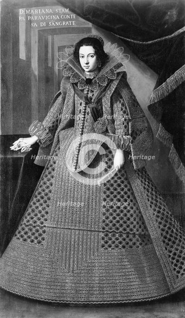 Doña Marianna Stampa Parravicina (born 1612), Condesa di Segrate. Creator: Unknown.