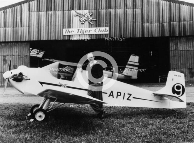 Donald Campbell at The Tiger Club, Redhill, Surrey, 1960.  Creator: Unknown.