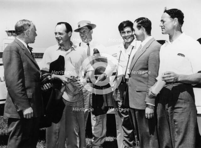 Donald Campbell in South Australia, c1963. Artist: Unknown