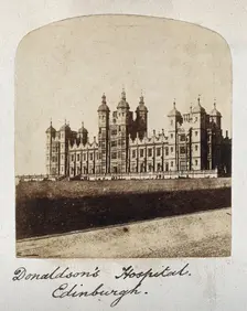 Donaldson's hospital, Edinburgh, c1840s. Creator: Unknown