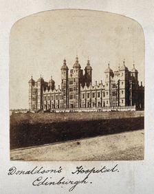 Donaldson's hospital, Edinburgh, c1840s. Creator: Unknown
