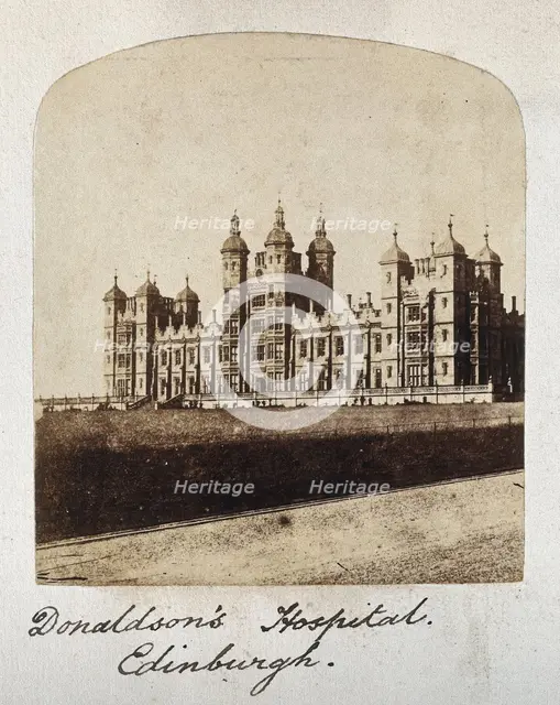 Donaldson's hospital, Edinburgh, c1840s. Creator: Unknown.