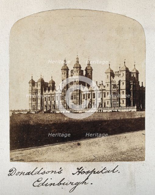 Donaldson's hospital, Edinburgh, c1840s. Creator: Unknown.