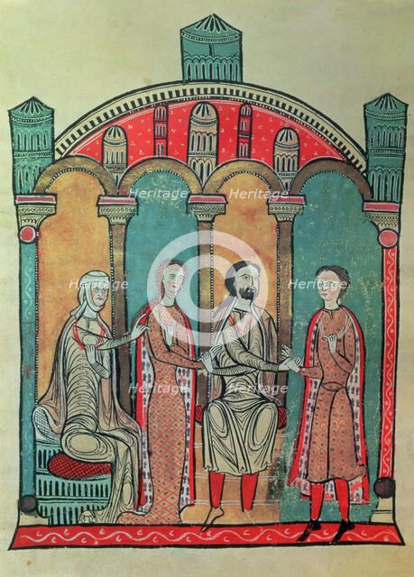 Donation made by Bernat Ató IV and his wife Cecelia, viscounts of Béziers, as a dowry to their da…