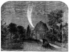 Donati's Comet, as seen from the Cambridge Observatory, on October 11, 1858. Creator: Smyth