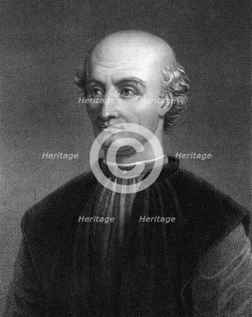 Donato Bramante, Italian Renaissance architect, (1836).Artist: James Posselwhite