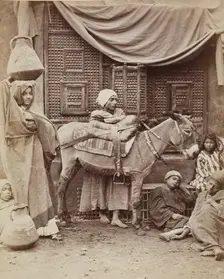 Donkey Boys, 19th century. Creator: Anon