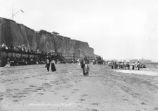 Donkey rides at Cliftonville, Margate, Kent, 1890-1910