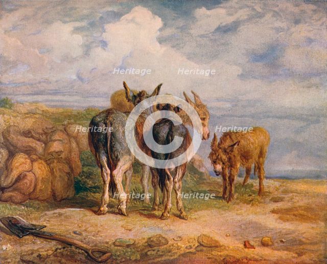 'Donkeys', c1831 (1904). Artist: James Ward.