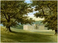 Donington Castle, Leicestershire, home of the Abney-Hastings family, c1880