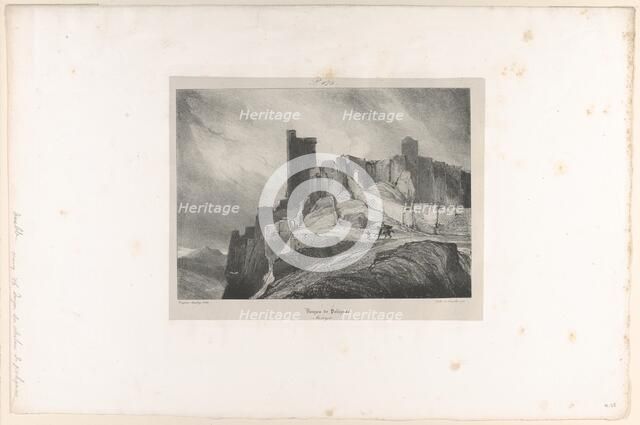 Donjon de Polignac, 1831 Creator: Godefroy Engelmann.