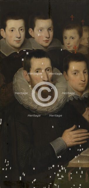 Donor with Five Sons, c1620s. Creator: Cornelis de Vos.