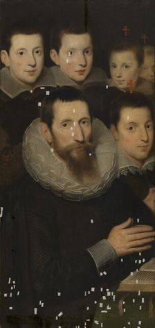 Donor with Five Sons, c1620s. Creator: Cornelis de Vos