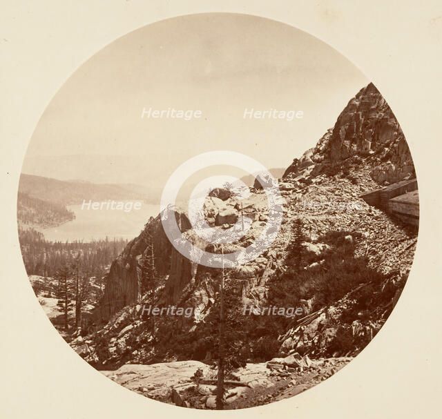 Donner Lake. C. P. R. R, ca. 1878. Creator: Carleton Emmons Watkins.