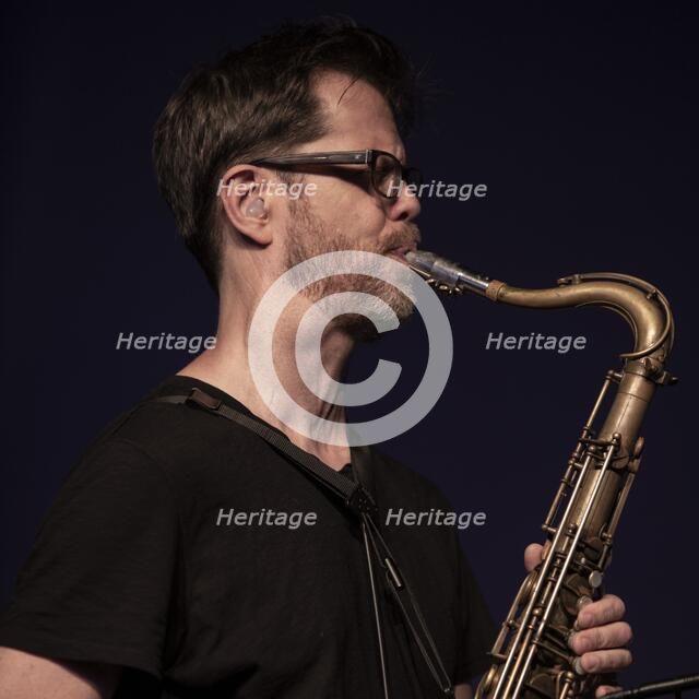 Donny McCaslin, 2018. Artist: Alan John Ainsworth.