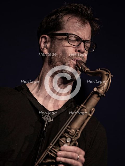Donny McCaslin, 2018. Artist: Alan John Ainsworth.