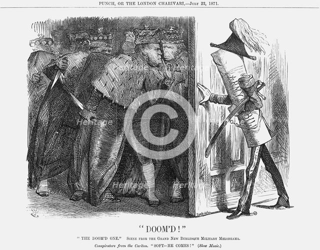 "Doom'd!", 1871. Creator: John Tenniel.