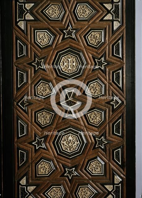 Door with geometric insets, late 13th century- early 14th century. Artist: Unknown.