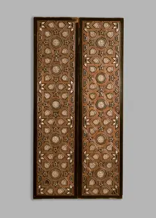 Door with geometric insets, late 13th-early 14th century