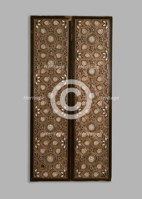 Door with geometric insets, late 13th-early 14th century. Artist: Unknown.