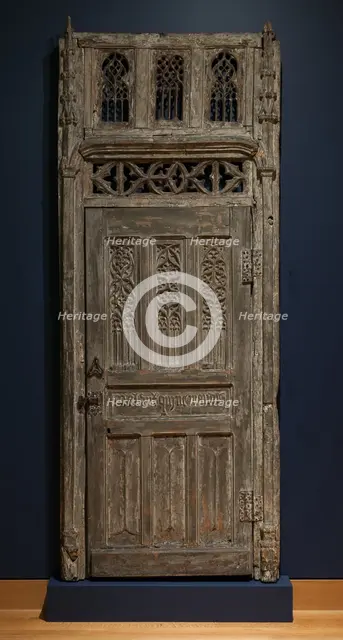 Door and Frame, late 1400s. Creator: Unknown.
