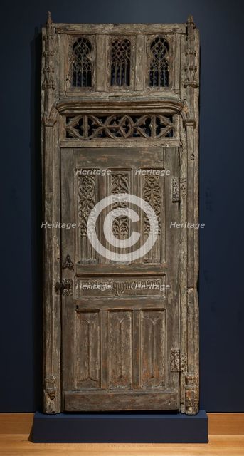 Door and Frame, late 1400s. Creator: Unknown.