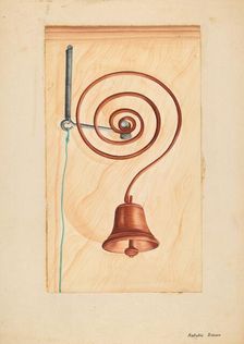 Door Bell, c. 1937. Creator: Natalie Simon