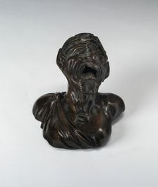 Door Boss: Bust of a Satyress, c. 1580. Creator: Unknown