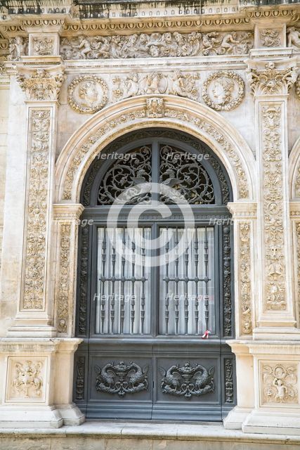 Door, City Hall, Seville, Andalusia, Spain, 2007. Creator: Samuel Magal.
