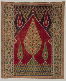 Door curtain, 1800s. Creator: Unknown